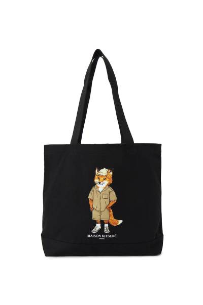 메종키츠네(MAISON KITSUNE) 드레스드 폭스 토트백 (남여공용) QU05109WW9042 P199