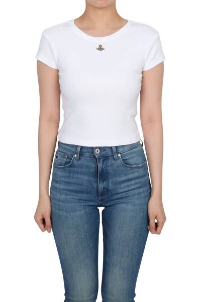 비비안웨스트우드(VIVIENNE WESTWOOD) 베이비 페루 여성 반팔티셔츠 1G010019 J009C A401