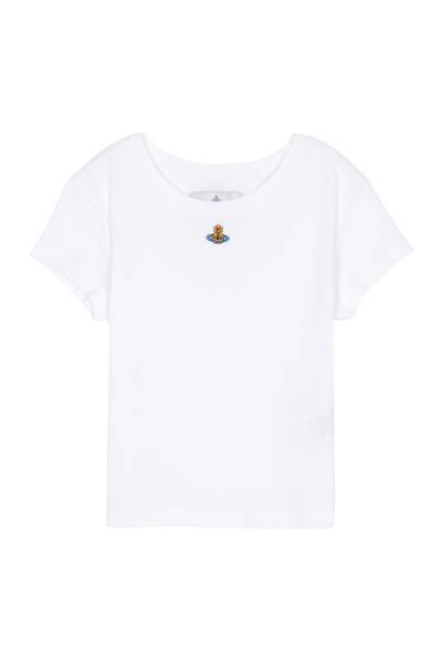 비비안웨스트우드(VIVIENNE WESTWOOD) 베이비 페루 여성 반팔티셔츠 1G010019 J009C A401