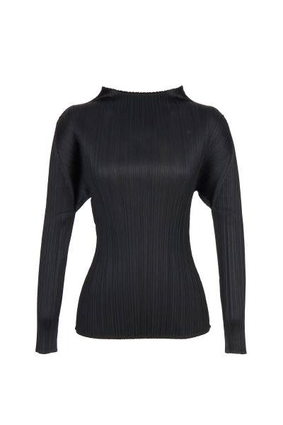 플리츠플리즈 이세이미야케(PLEATS PLEASE ISSEY MIYAKE) 여성 하이넥 긴팔티셔츠 PP66 JK104 15