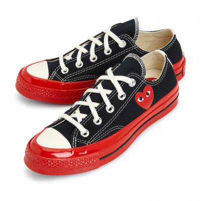 꼼데가르송(COMME DES GARCONS) 스크래치 레드하트 척테일러 70 스니커즈 AZ K123 001 1 (남여공용) SS_AZ K123 001 1_020
