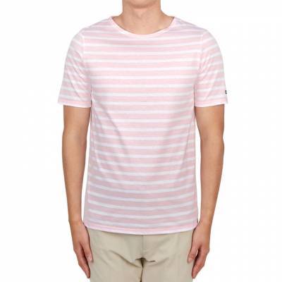 세인트제임스(SAINT JAMES) 스크래치 레반트 반팔티셔츠 9863 ROSE DOUX NEIG (남여공용) SC_9863 ROSE DOUX NEIG_077