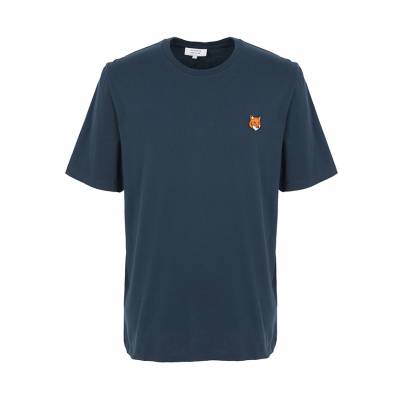 메종키츠네(MAISON KITSUNE) 스크래치 폭스헤드 남성 반팔티셔츠 PM00107KJ7026 0413 SA_PM00107KJ7026 0413_107