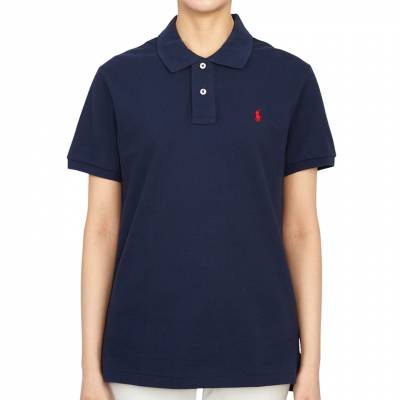 폴로랄프로렌키즈(RALPH LAUREN KIDS) 스크래치 카라 반팔티셔츠 323547926004 FRENCH NVY (성인착용가능) SA_323547926004 FRENCH NVY_047