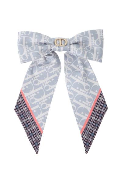 크리스찬디올(Christian Dior) 인피니 타르탄 트위스트 라지 보우 여성 헤어핀 CPA00217ESKO 580