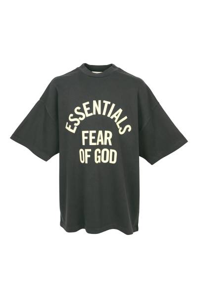 피어오브갓(FEAR OF GOD) 에센셜 남성 반팔티셔츠 125SP262001F FADED BLACK