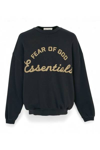 피어오브갓(FEAR OF GOD) 에센셜 남성 기모 맨투맨 192SP264451F FADED BLACK