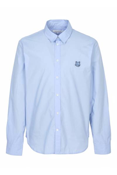메종키츠네(MAISON KITSUNE) 폭스헤드 남성 셔츠 QM00421WC5089 0434