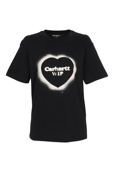 칼하트윕(CARHARTT WIP) 스프레이 하트 여성 반팔티셔츠 I036907 89XX
