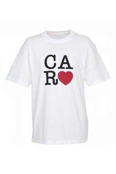 칼하트윕(CARHARTT WIP) 하트 여성 반팔티셔츠 I037544 02XX