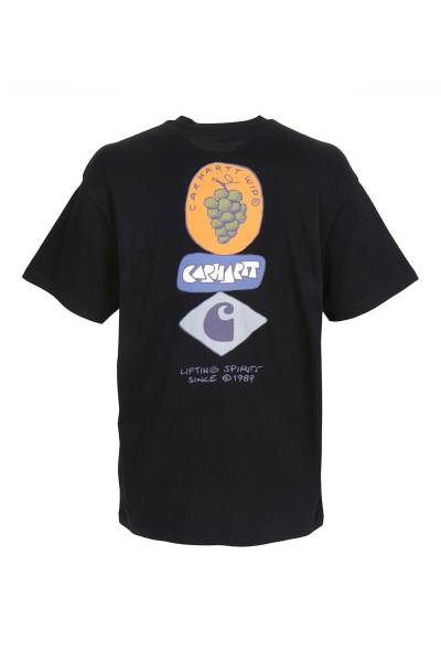 칼하트윕(CARHARTT WIP) 스택드 그레이프 남성 반팔티셔츠 I036902 89XX
