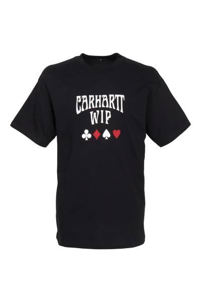 칼하트윕(CARHARTT WIP) 덱 스크립트 남성 반팔티셔츠 I037548 89XX