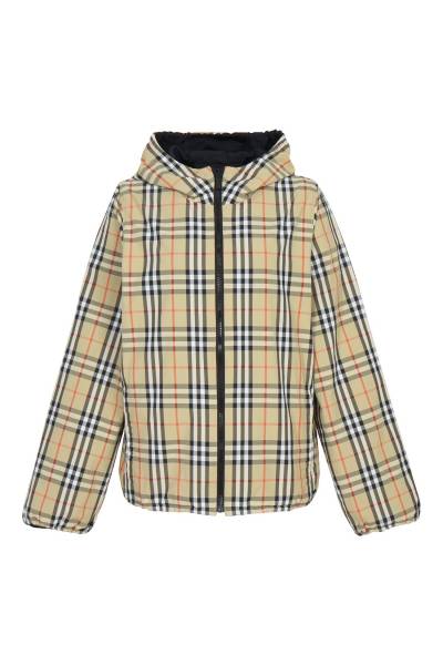버버리키즈(BURBERRY KIDS) 체크 리버시블 후드 자켓 8117262