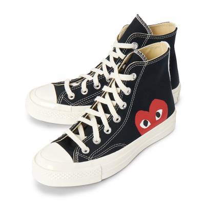 꼼데가르송(COMME DES GARCONS) 스크래치 레드하트 척테일러 70 하이 스니커즈 AZ K112 001 1 (남여공용) SS_AZ K112 001 1_108