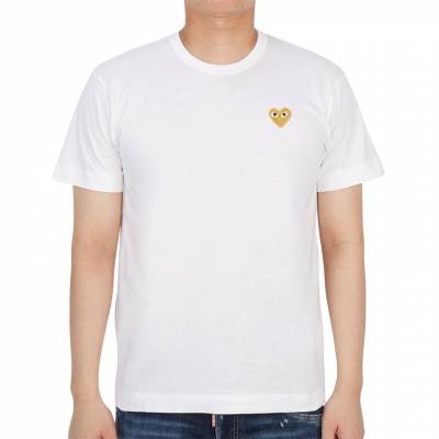 꼼데가르송(COMME DES GARCONS) 스크래치 골드와펜 반팔티셔츠 AZ T216 051 4 (남여공용) SA_AZ T216 051 4_081