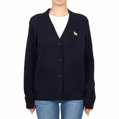 메종키츠네(MAISON KITSUNE) 스크래치 베이비 폭스 여성 가디건 PW00501KT1006 0413 SS_PW00501KT1006 0413_085