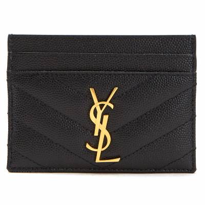 생로랑(SAINT LAURENT PARIS) 스크래치 카산드라 마틀라세 여성 카드지갑 423291 BOW01 1000 SA_423291 BOW01 1000_022