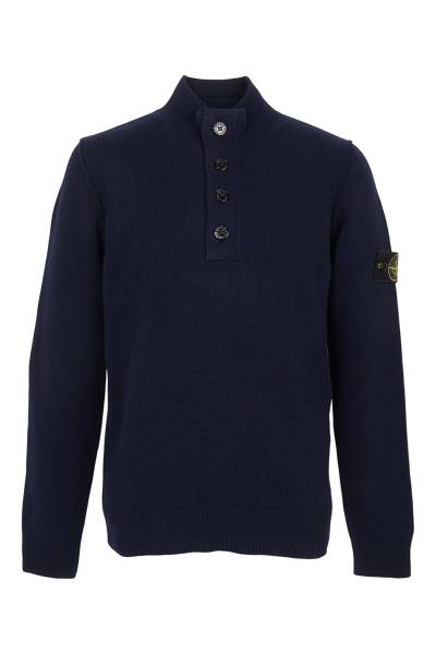 스톤아일랜드(STONE ISLAND) 남성 반집업 니트 L2S155100040 S00A3 V0020