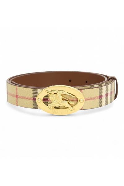 버버리(BURBERRY) 체크 오벌 여성 양면 벨트 8130008
