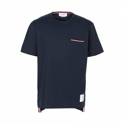 톰브라운(THOM BROWNE) 스크래치 남성 반팔티셔츠 MJS010A 01454 415 SA_MJS010A 01454 415_044