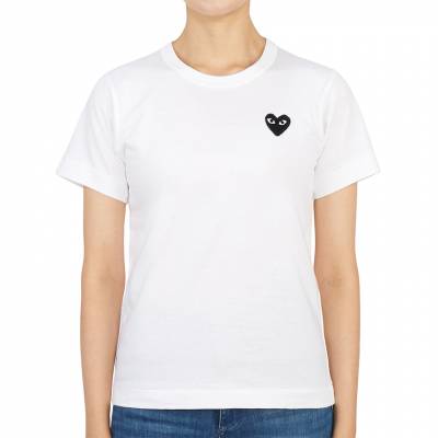 꼼데가르송(COMME DES GARCONS) 스크래치 블랙와펜 여성 반팔티셔츠 AZ T063 051 2 SA_AZ T063 051 2_038