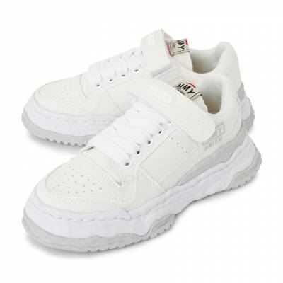 메종미하라야스히로(MAISON MIHARA YASUHIRO) 스크래치 키스 오리지널 솔 스니커즈 A15FW740 WHITE (남여공용) SA_A15FW740 WHITE_028